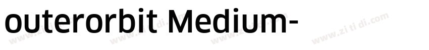 outerorbit Medium字体转换 outerorbit Medium字体转换